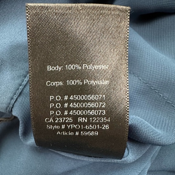 Babaton Aritzia Conan Wide Leg Pant, High Rise - Navy Blue - Picture 11 of 12